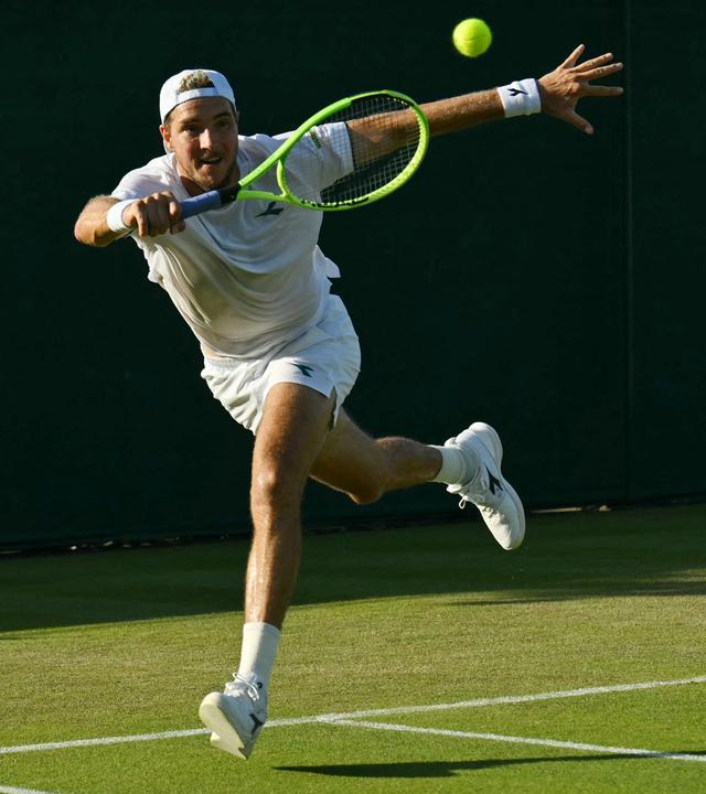 Tennis: Jan-Lennard Struff in Wimbledon.