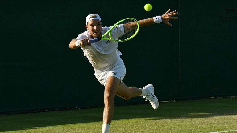 Tennis: Jan-Lennard Struff in Wimbledon.