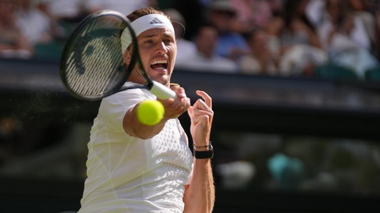 Tennis: Alexander Zverev in Wimbledon.