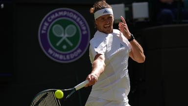 Tennis: Alexander Zverev in Wimbledon.