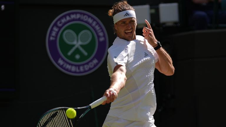 Tennis: Alexander Zverev in Wimbledon.