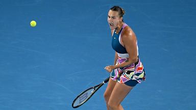 Tennisspielerin Aryna Sabalenka 
