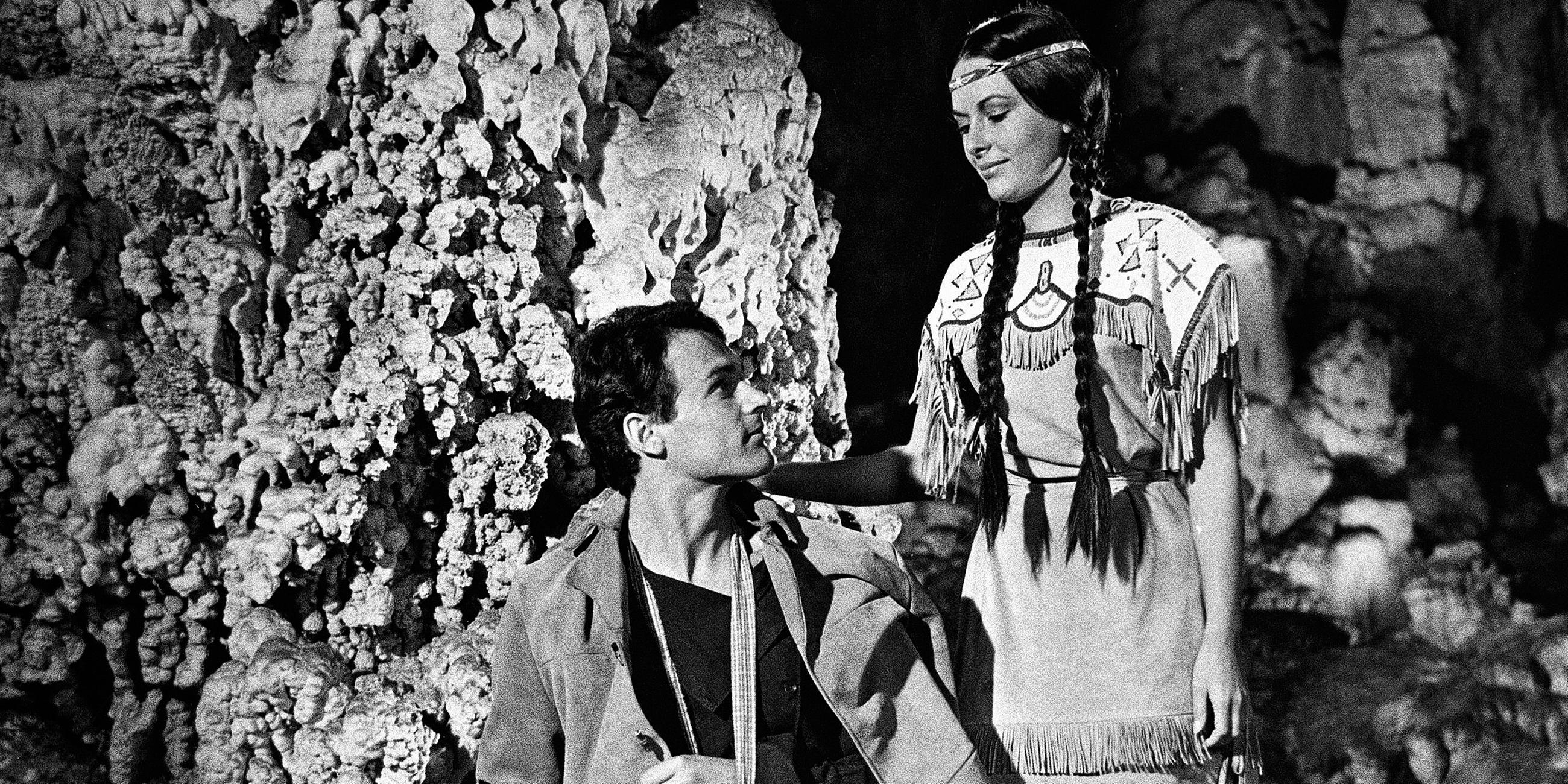 Archiv: Terence Hill und Karin Dor in Winnetou II, 1964