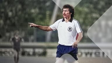 Paul Breitner im Spiel der deutschen Nationalmannschaft, 1982