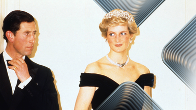 Britischer Kronprinz von Wales Charles und seine Ehefrau Prinzessin Diana.