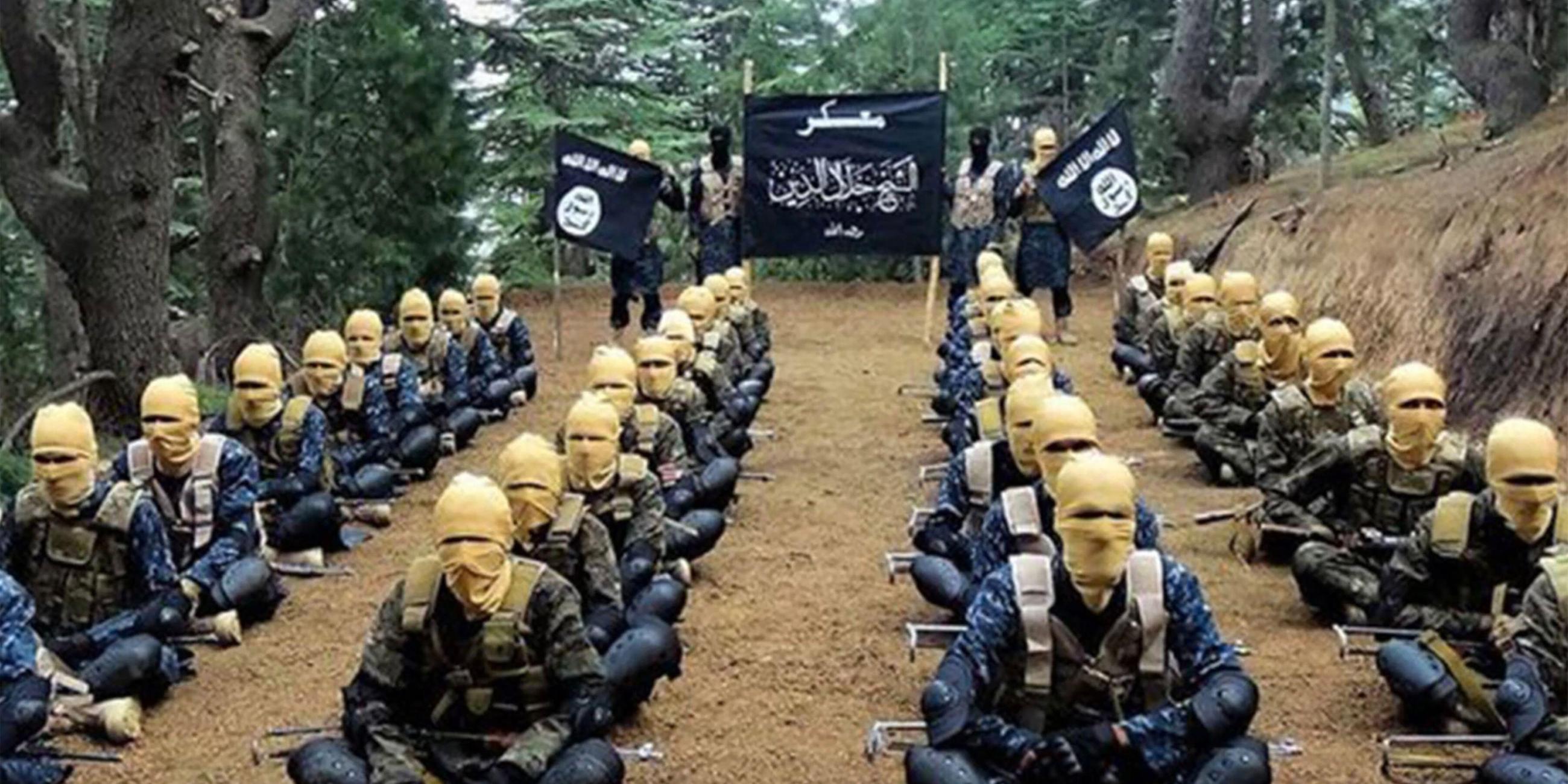 Kämpfer der Terrororganisation Islamischer Staat Provinz Khorasan.