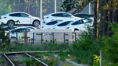 Das Werk der Tesla-Gigafactory Grünheide, Berlin-Brandenburg, aufgenommen am 17.05.2024