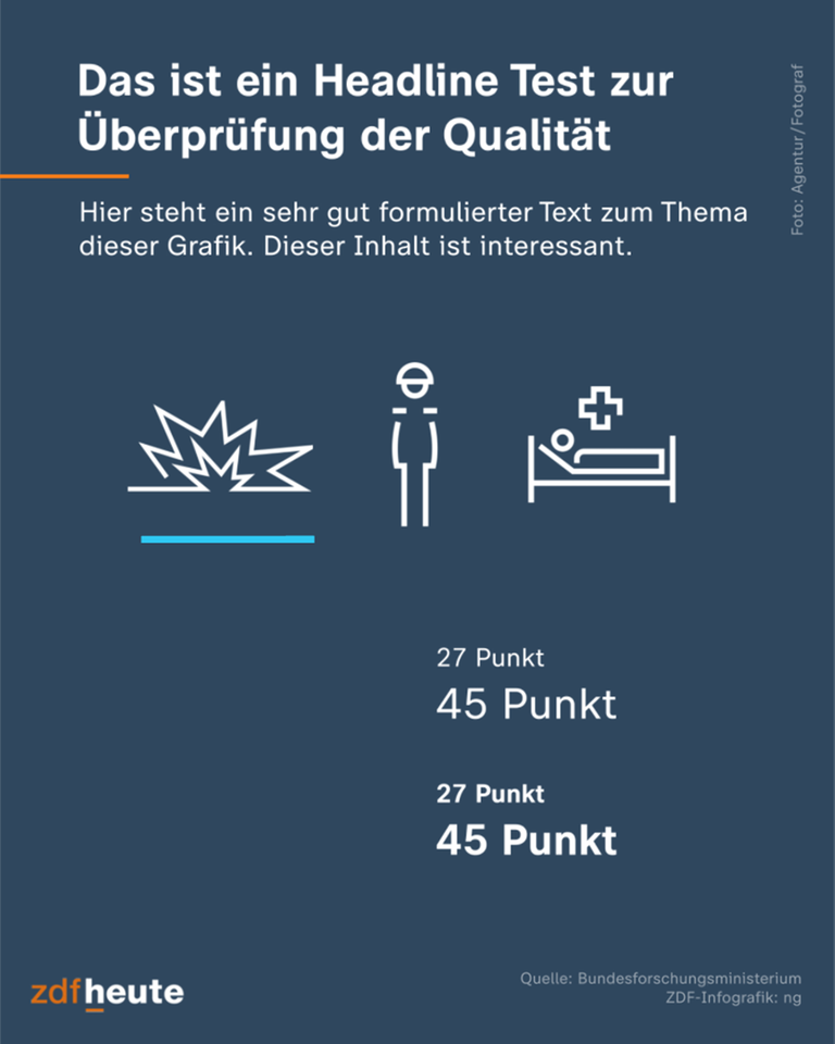 Test Info Infografik 
