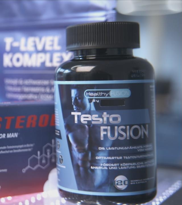 Verschiedene Testo-Booster auf nem Tisch