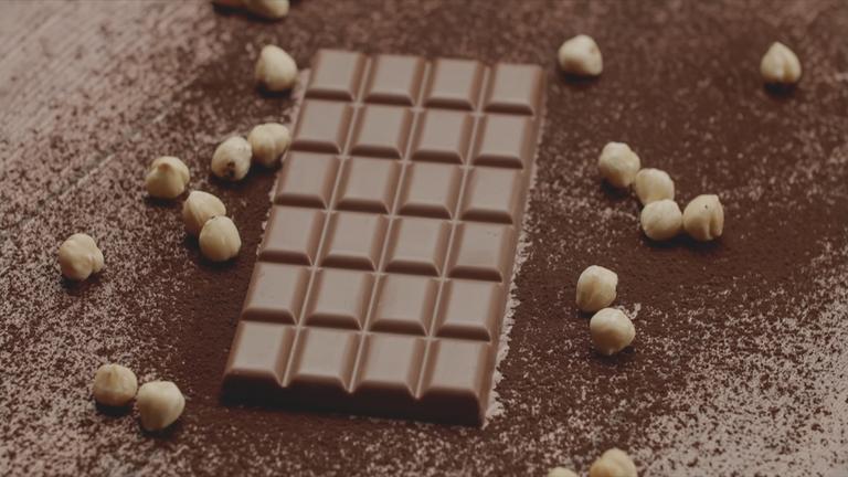 Eine Tafel Schokolade