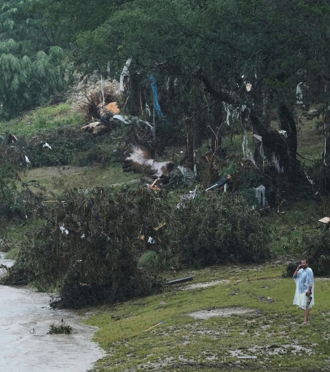 Zerstörung nach einer Flut in Texas.