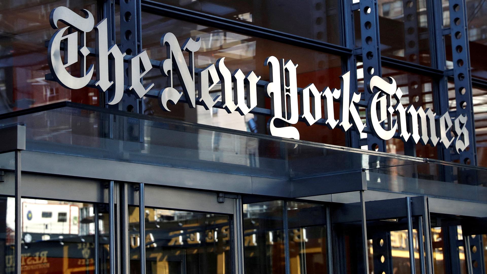 The New York Times Gebäude in Manahttan