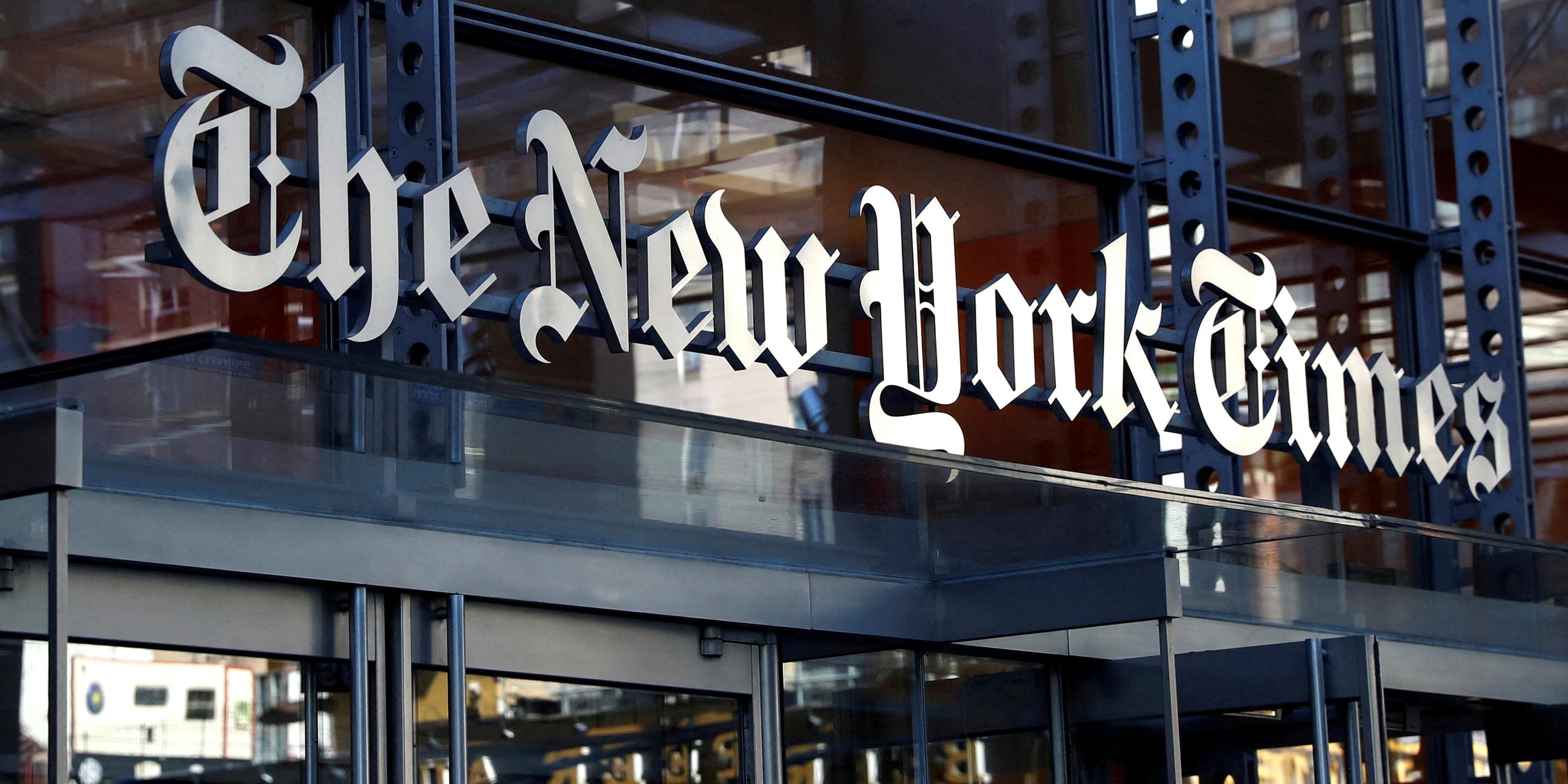 The New York Times Gebäude in Manahttan