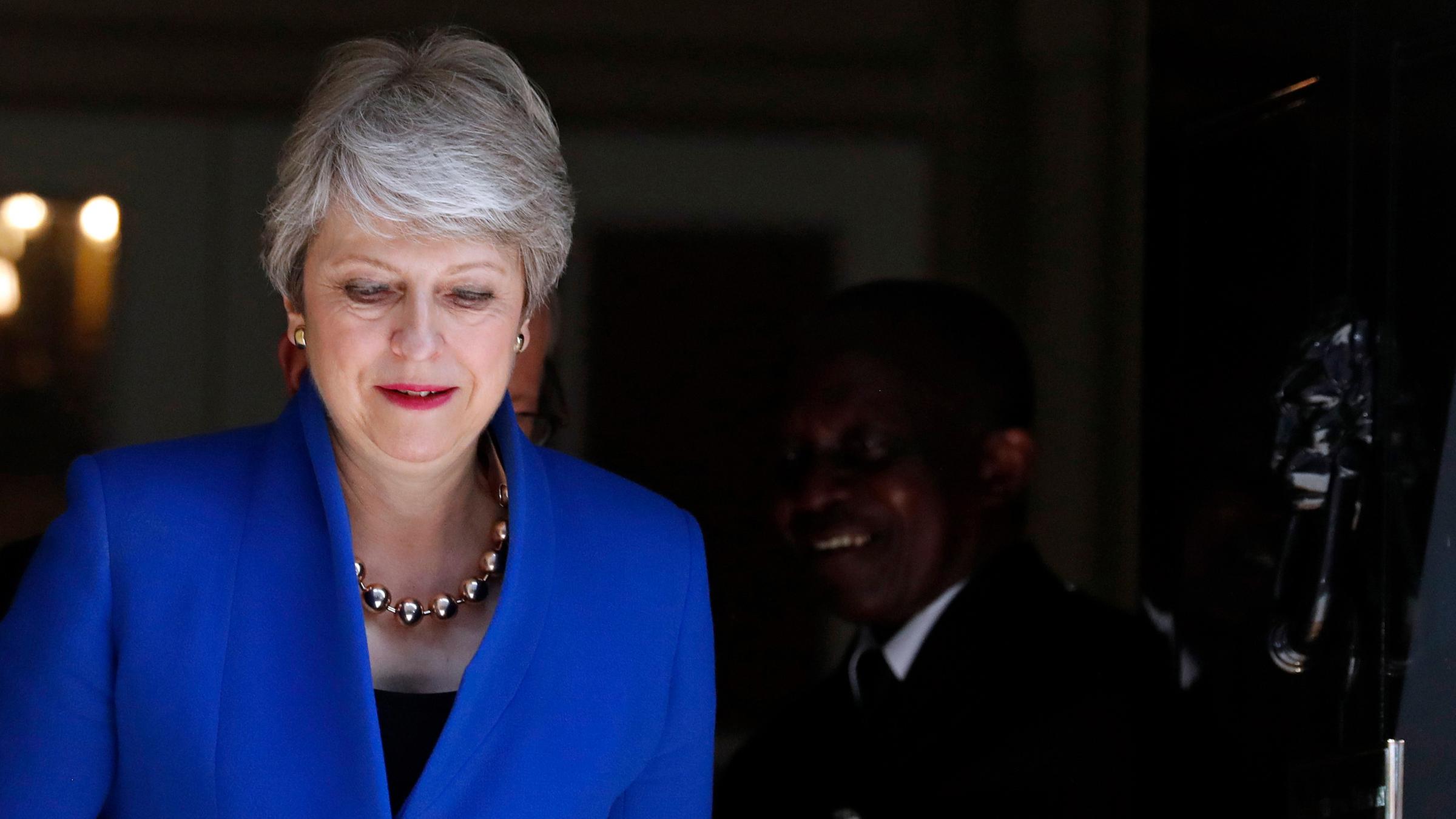 Theresa May am 24.07.2019 in London