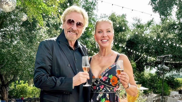 Thomas Gottschalk mit seiner Freundin Karina Mroß 