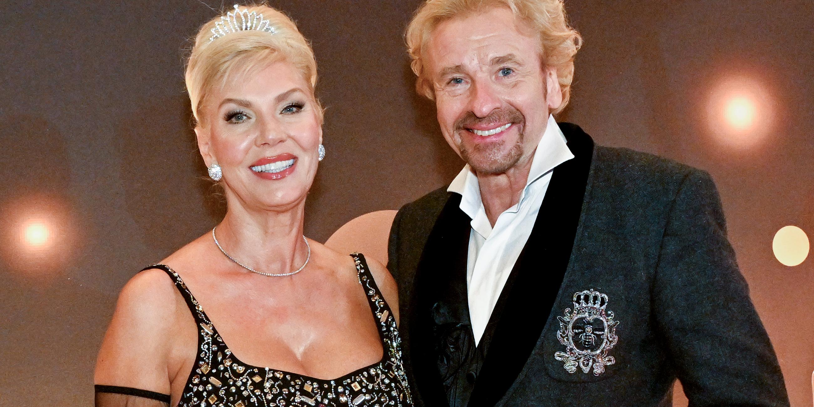 Thomas Gottschalk mit seiner Verlobten Karina Mroß 
