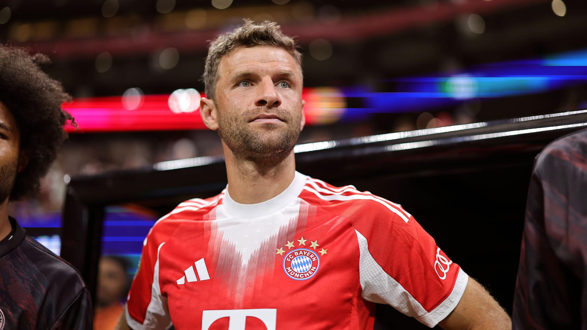 Thomas Müller beim Spiel gegen Paris St. Germain.