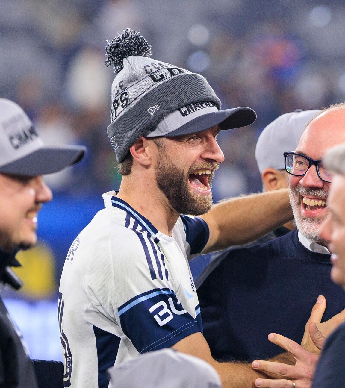 Thomas Müller (Vancouver Whitecaps) jubelt. 