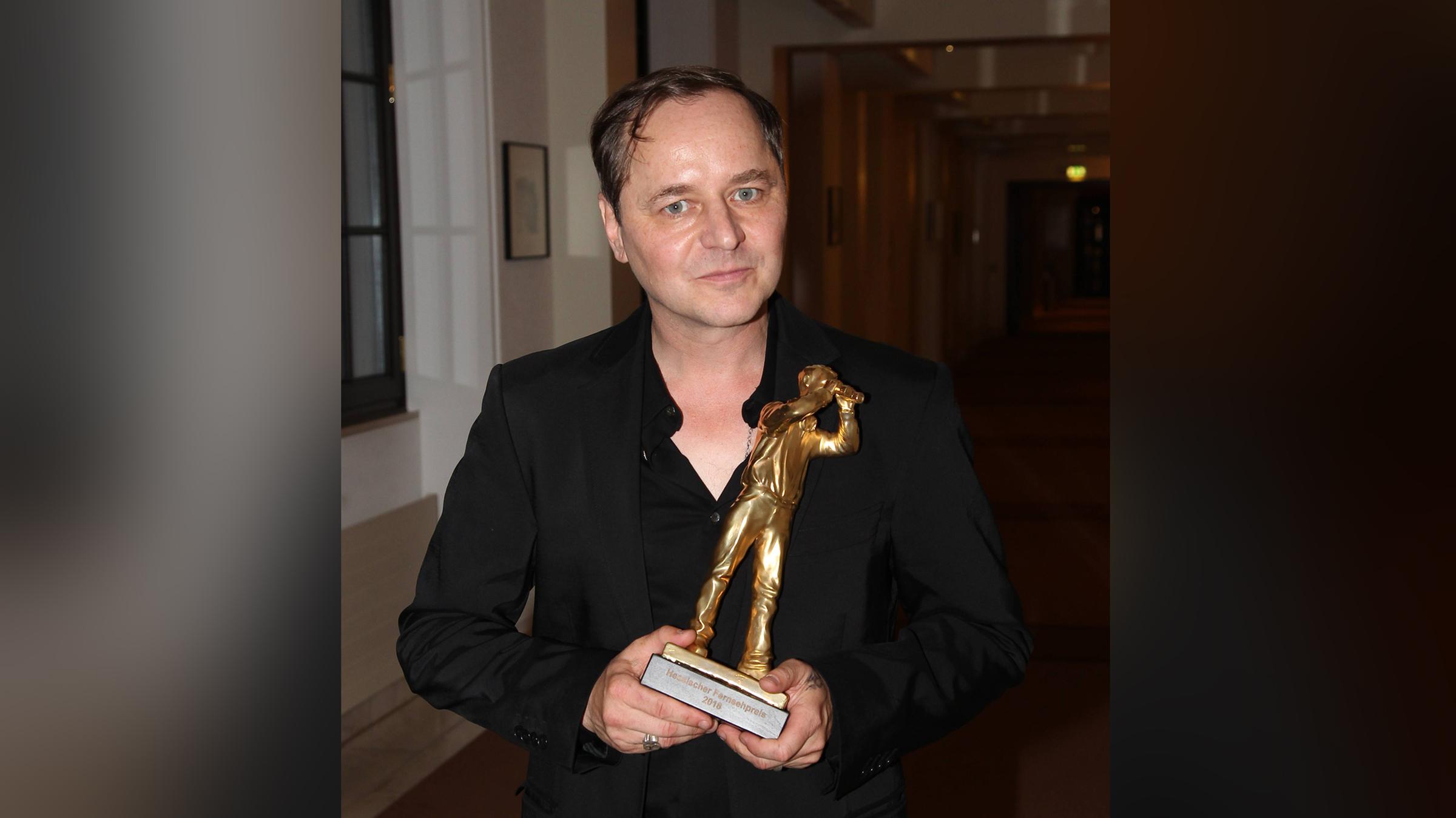 Schauspieler Thomas Schmauser beim Hessischen Kinopreis an der alten Oper in Frankfurt am Main am 12.10.2018.