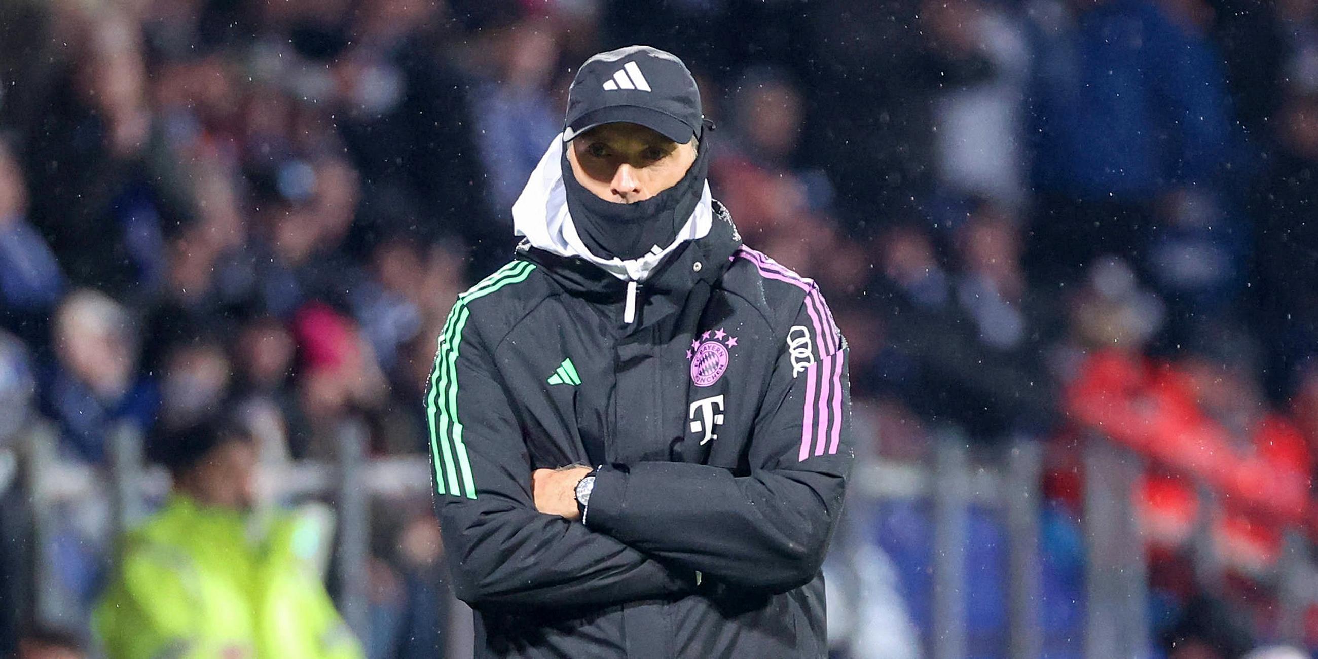 Trainer Thomas Tuchel (Muenchen) unzufrieden.