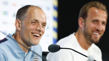 Thomas Tuchel (l.) und Harry Kane