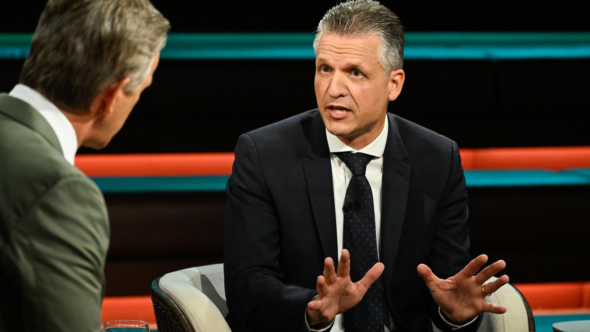 CDU-Politiker Thorsten Frei in der Sendung "Markus Lanz" am 11. September 2024.