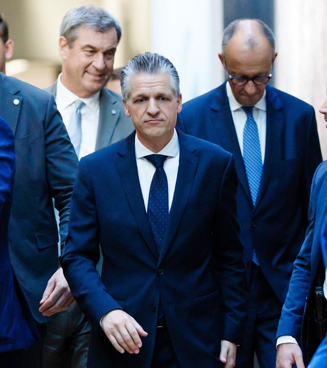 Election of new CDU parliamentary group chairman in the German Bundestag