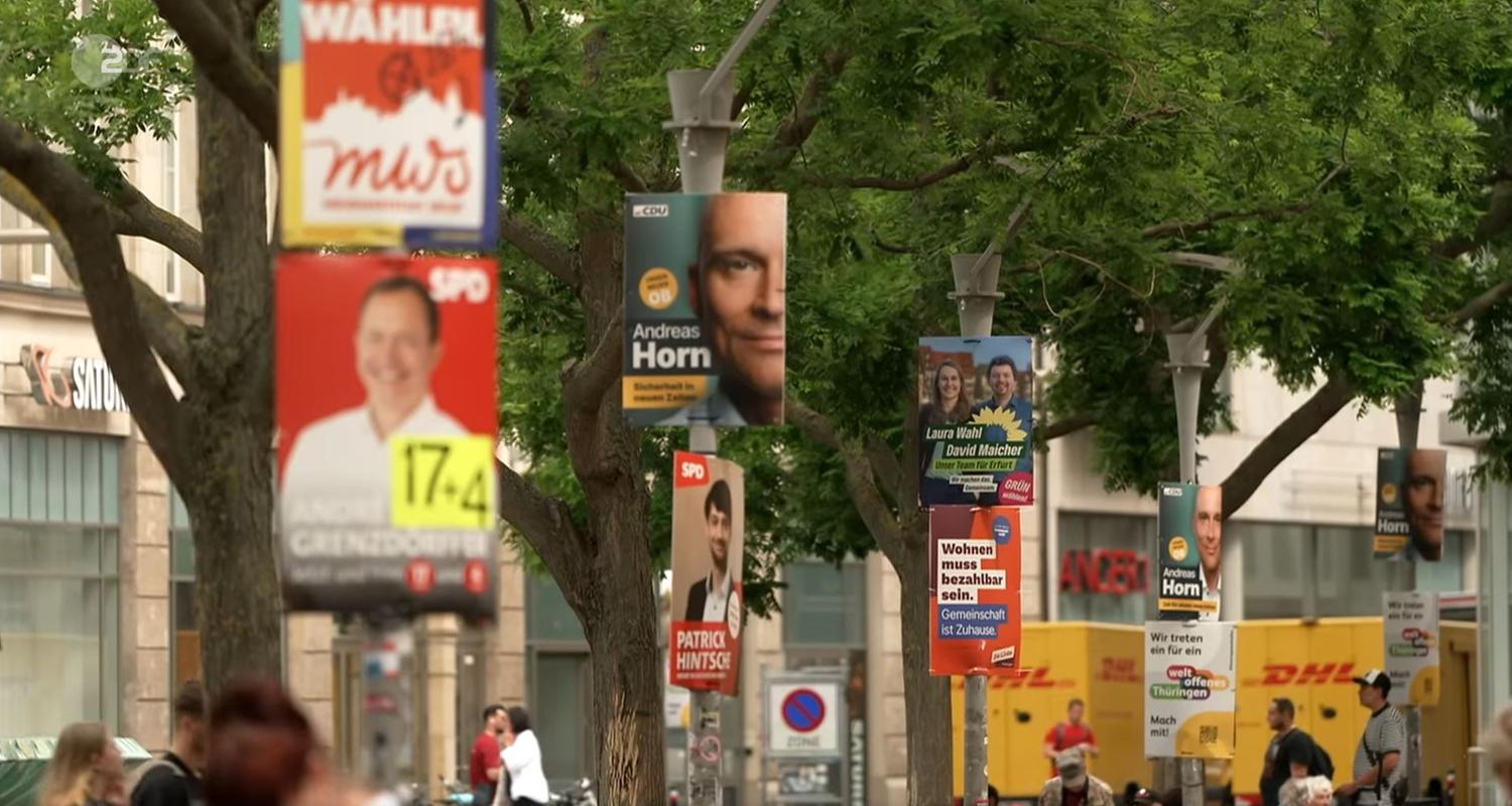 Wahlkampf in Thüringen
