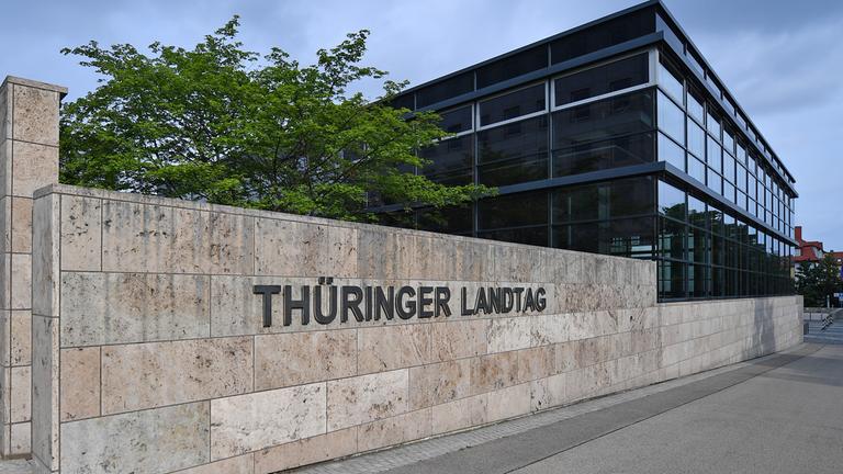 Das Gebäude des Thüringer Landtags