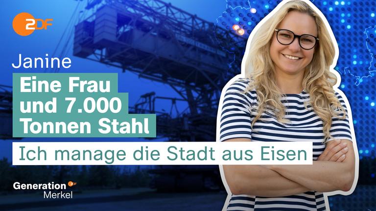 Janine Scharf ist Veranstaltungskauffrau bei einem ehemaligen Tagebaugebiet.