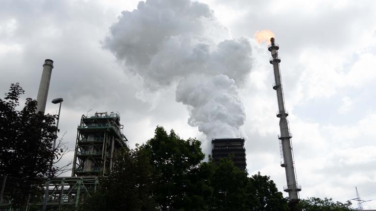 Das Stahlwerk von ThyssenKrupp Steel in Duisburg