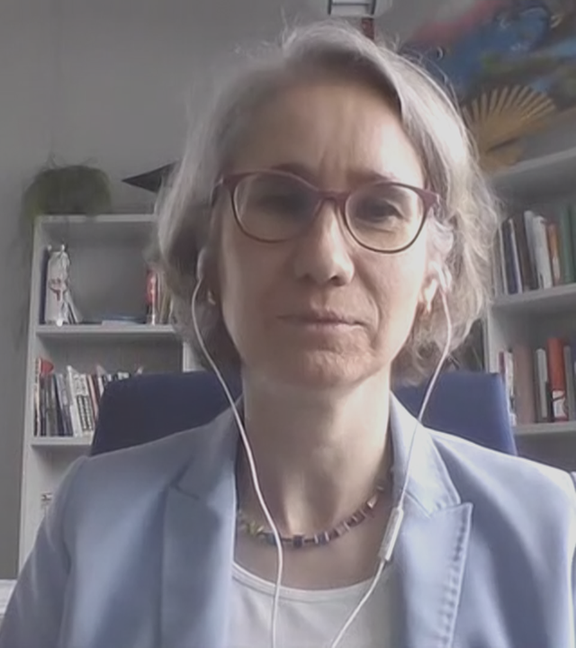 China-Expertin Prof. Kirstin Shi-Kupfer zugeschaltet ins Studio.
