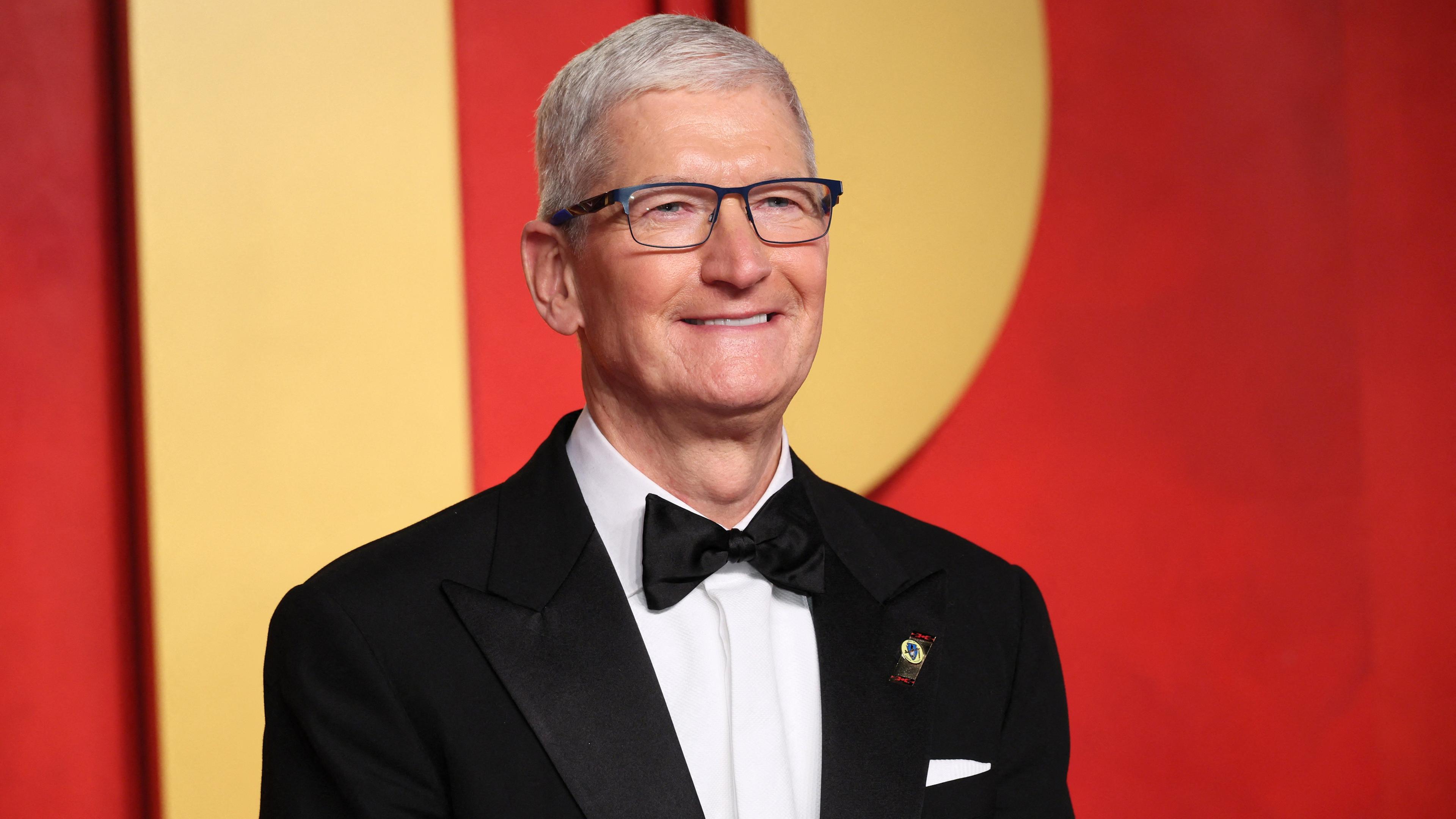 Tim Cook kommt zur Vanity Fair Oscar Party nach der 96. Verleihung der Academy Awards, in Beverly Hills, am 10.03.2024.