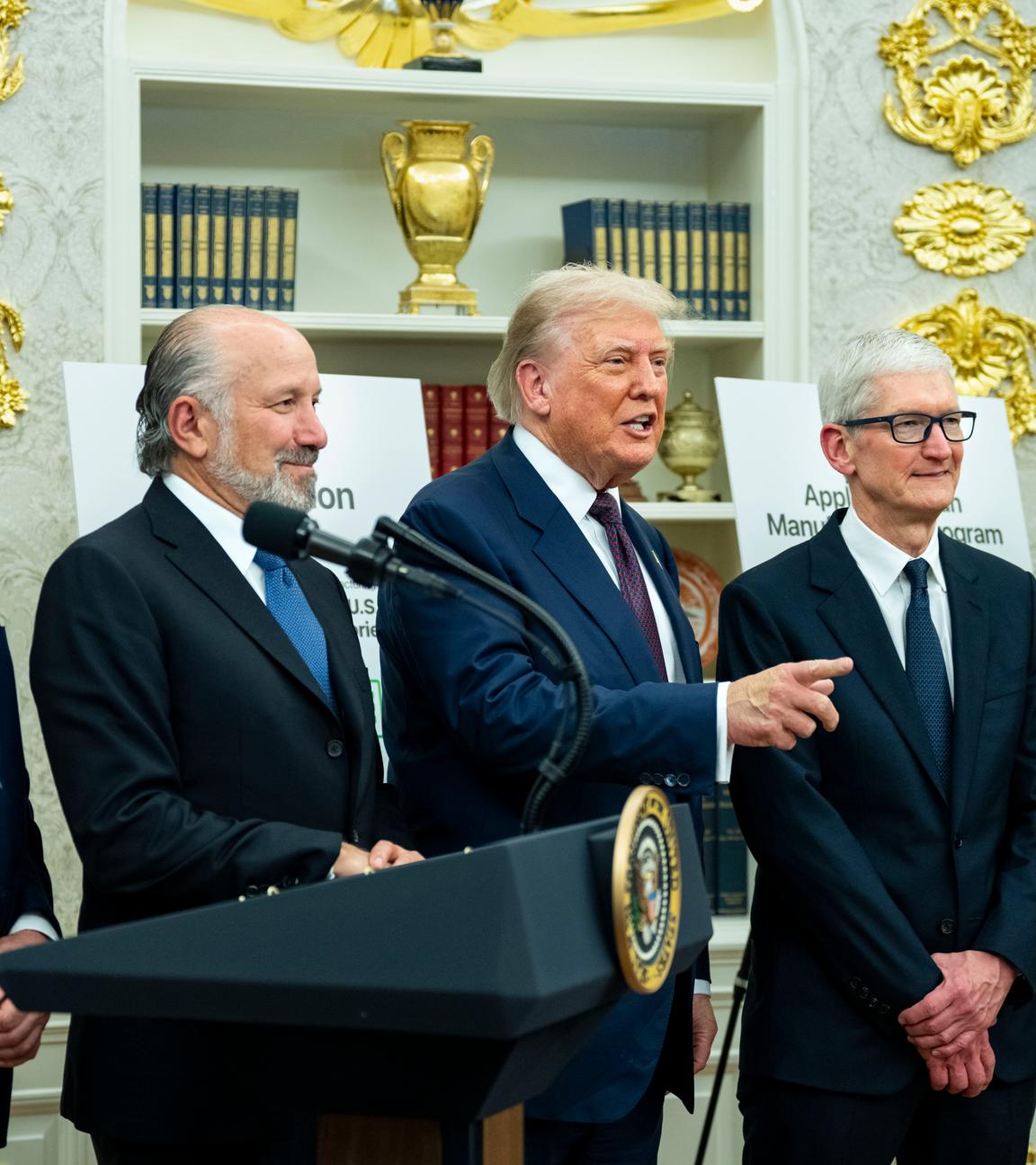 Tim Cook und Donald Trump