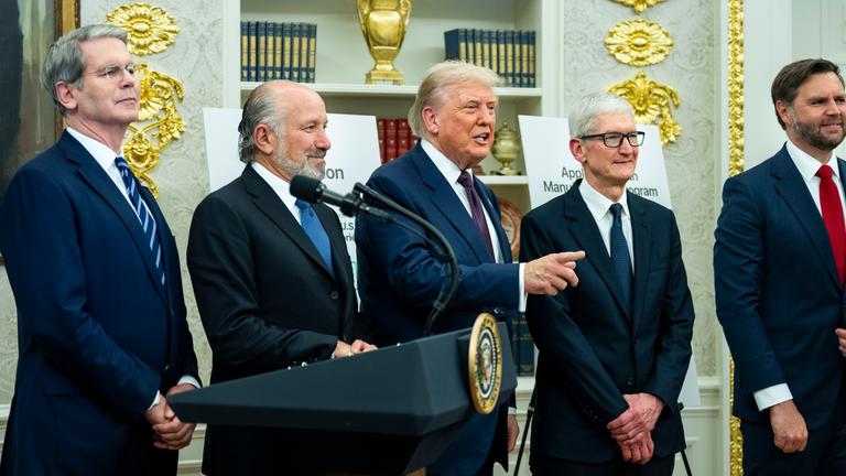 Tim Cook und Donald Trump