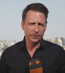 Timm Kröger in Kiew. 