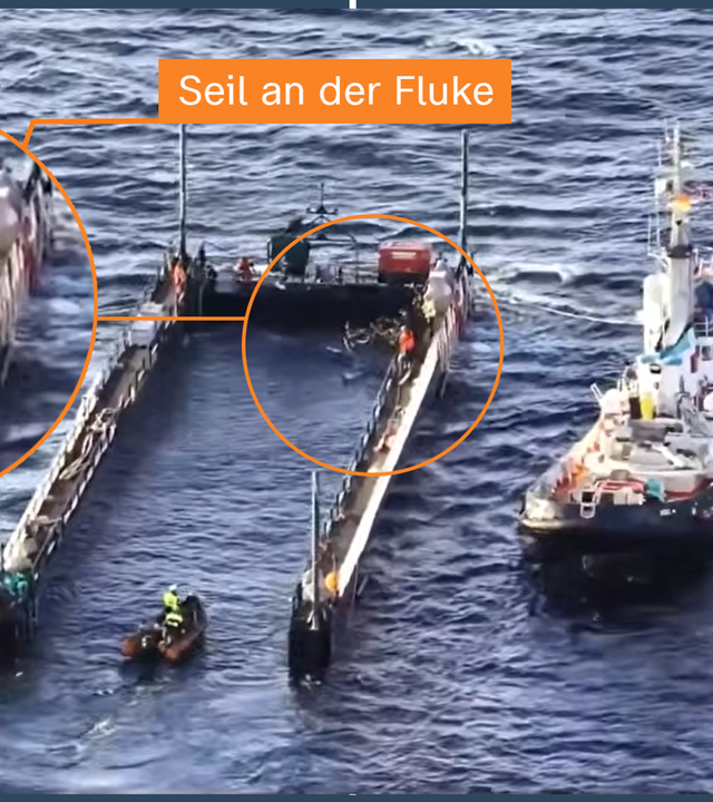 Seil an der Fluke