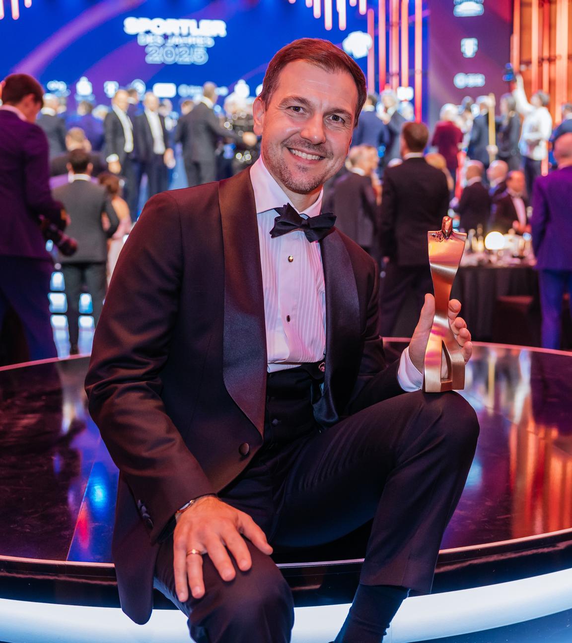 Timo Boll bei der Gala Sportler des Jahres in Baden-Baden