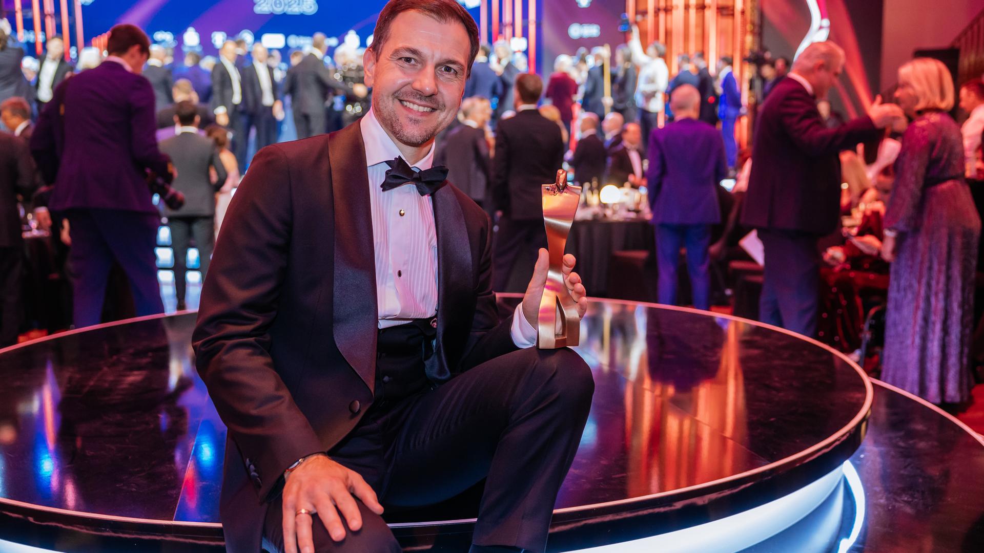 Timo Boll bei der Gala Sportler des Jahres in Baden-Baden