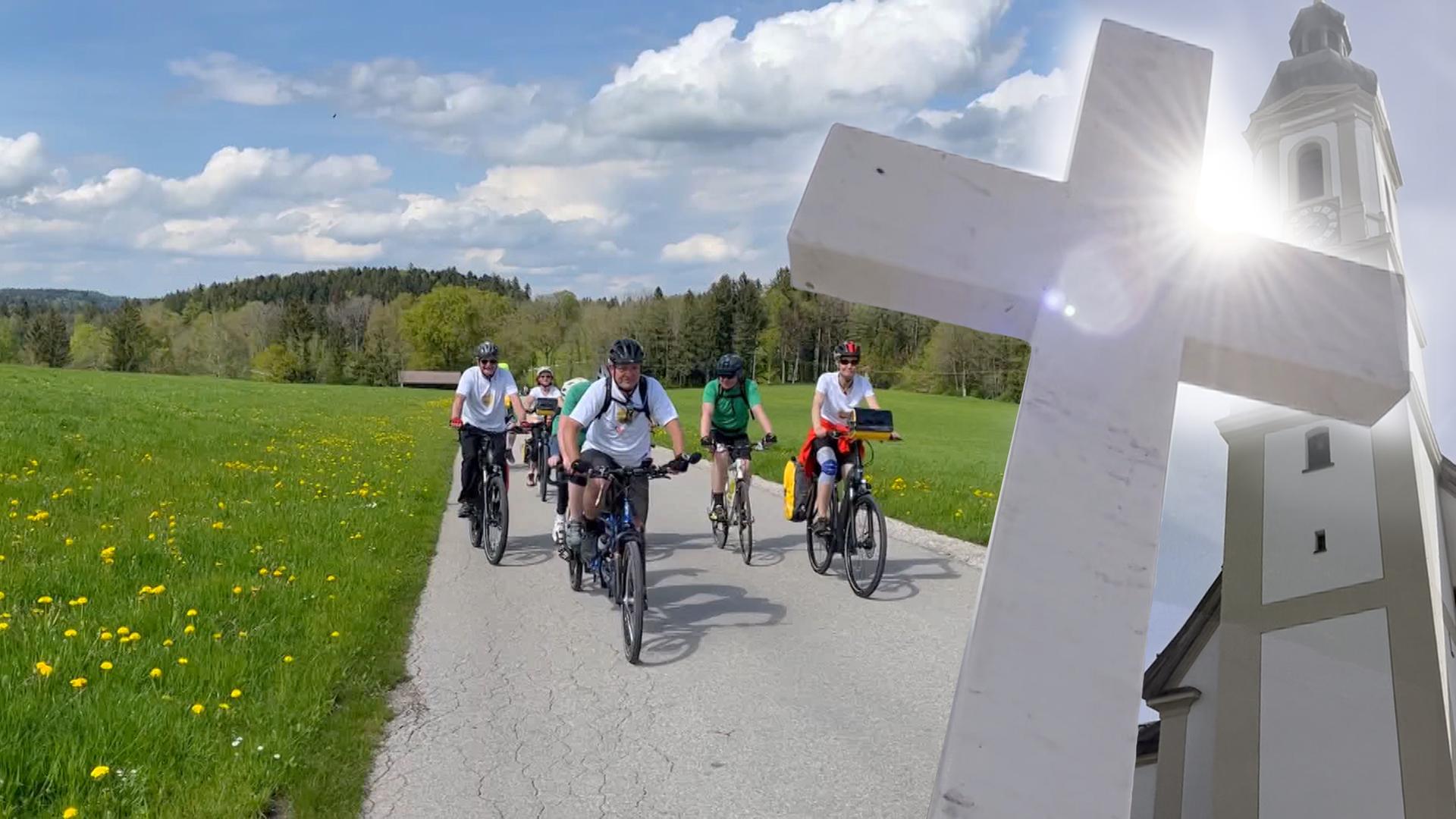 Missbrauchsopfer radeln zum Papst