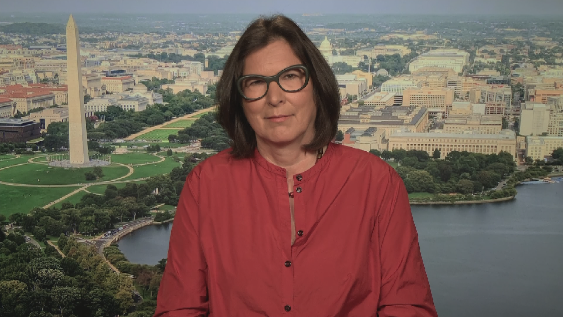 ZDF-Korrespondentin Heike Slansky in Washington im Interview mit ZDfheute live