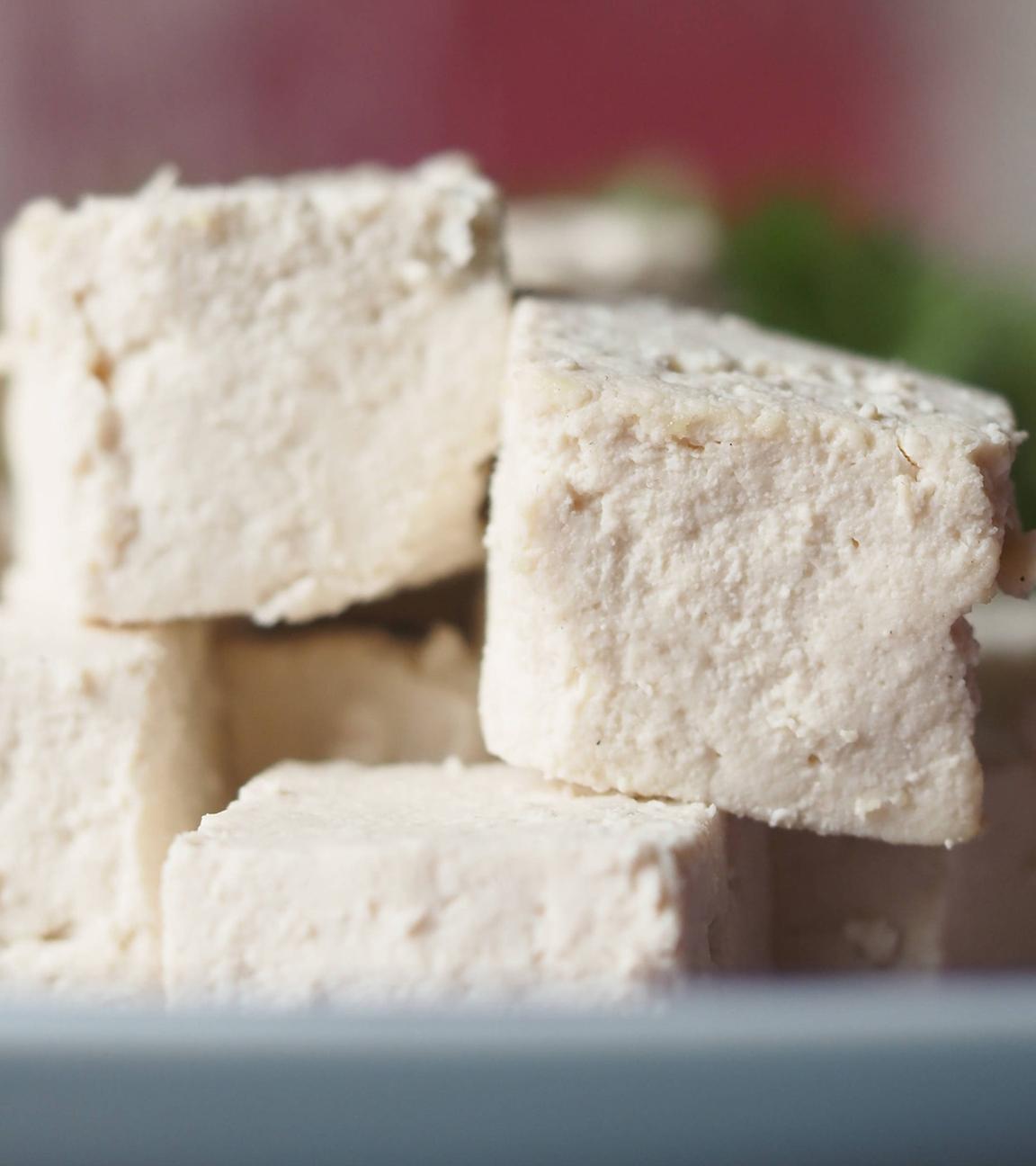 Tofu Natur mit Kräutern. 