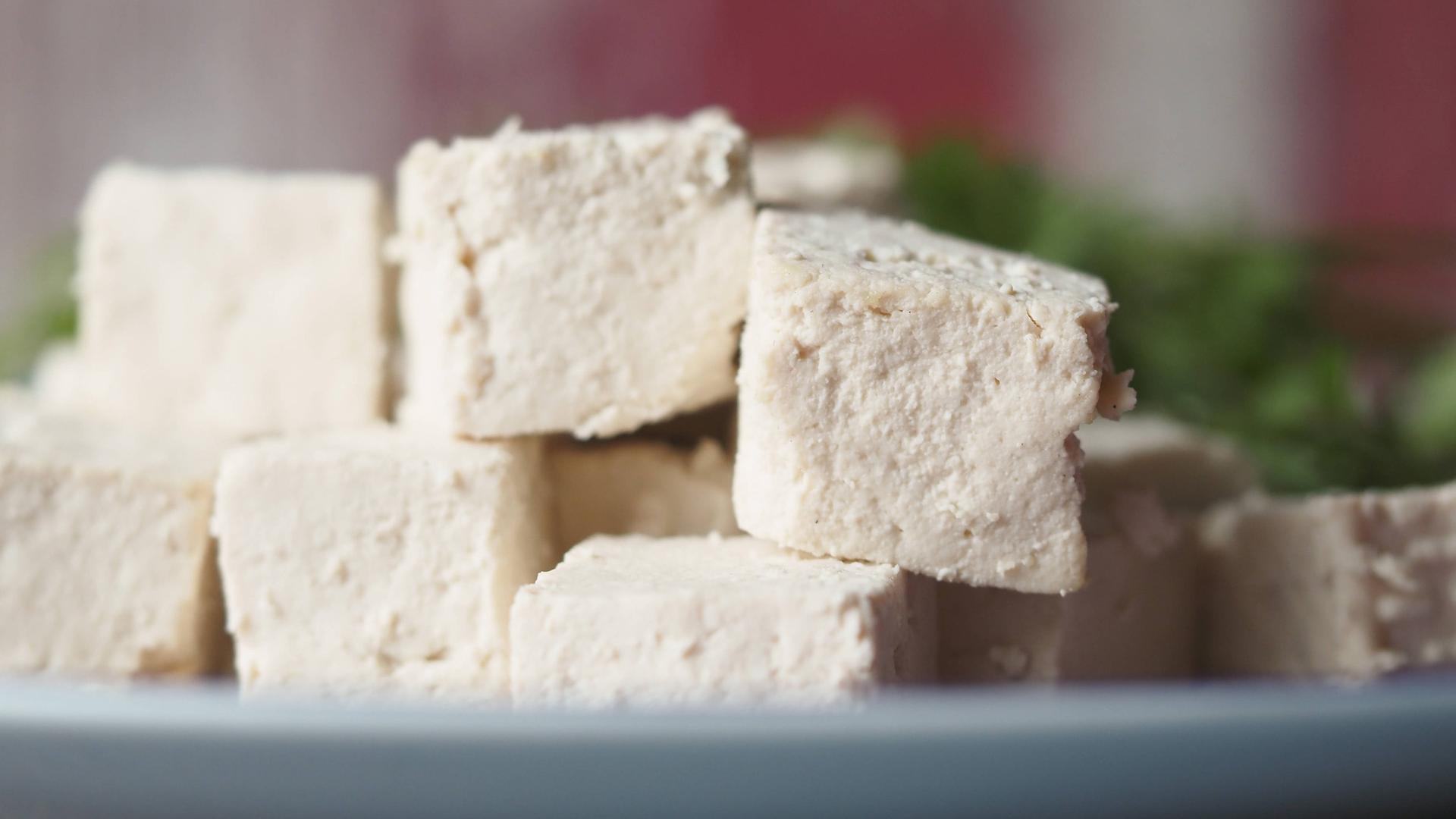 Tofu Natur mit Kräutern. 