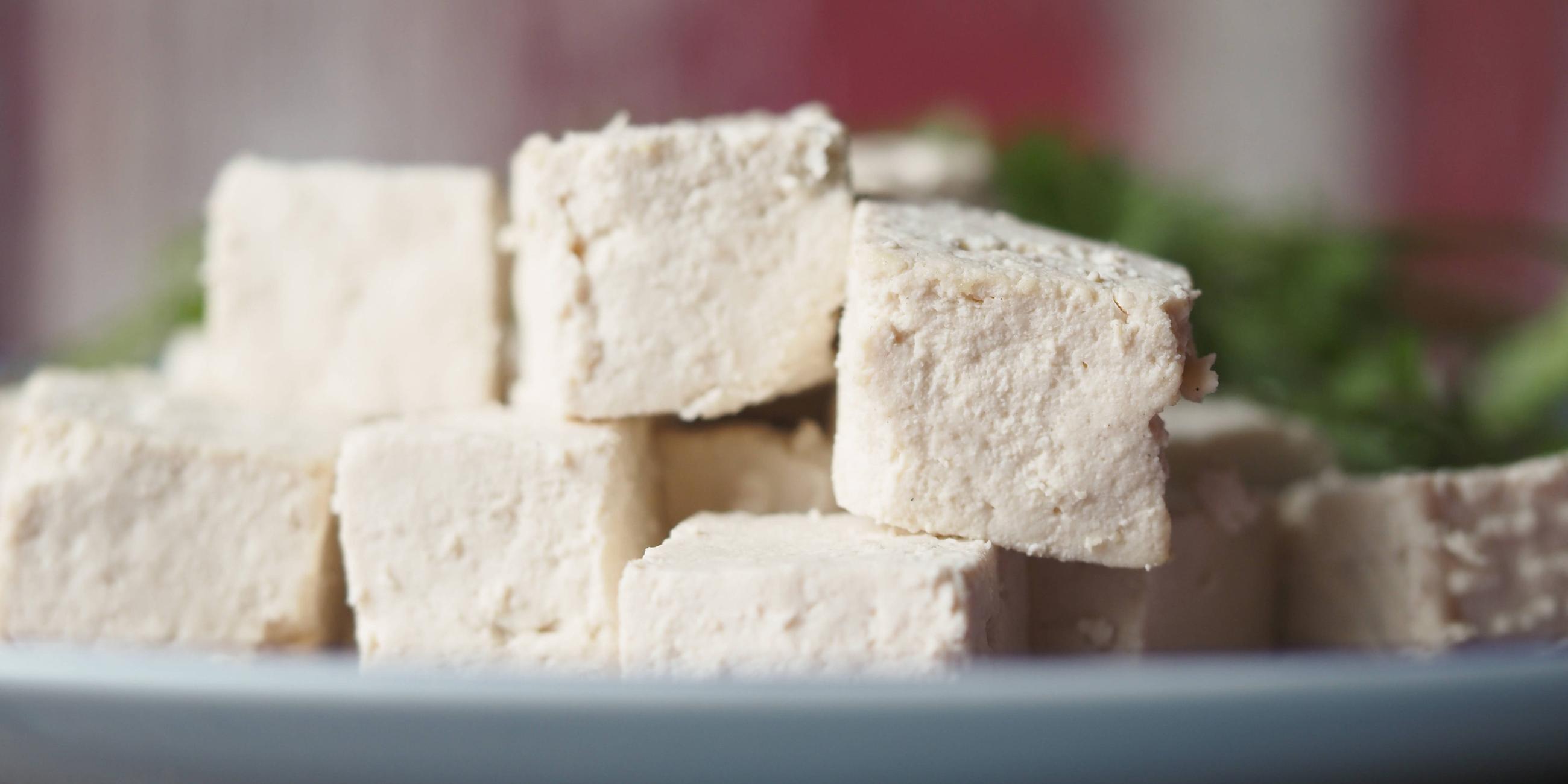 Tofu Natur mit Kräutern. 