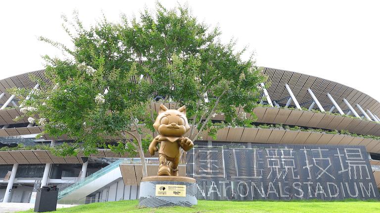 Das Maskottchen zur Leichtathletik-WM in Tokio