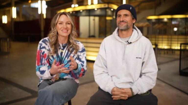 Comedienne Evelyn Weigert und Schauspieler Tom Beck im Interview