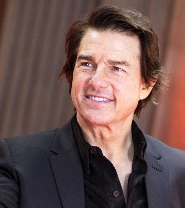 Tom Cruise posiert bei einem Event.