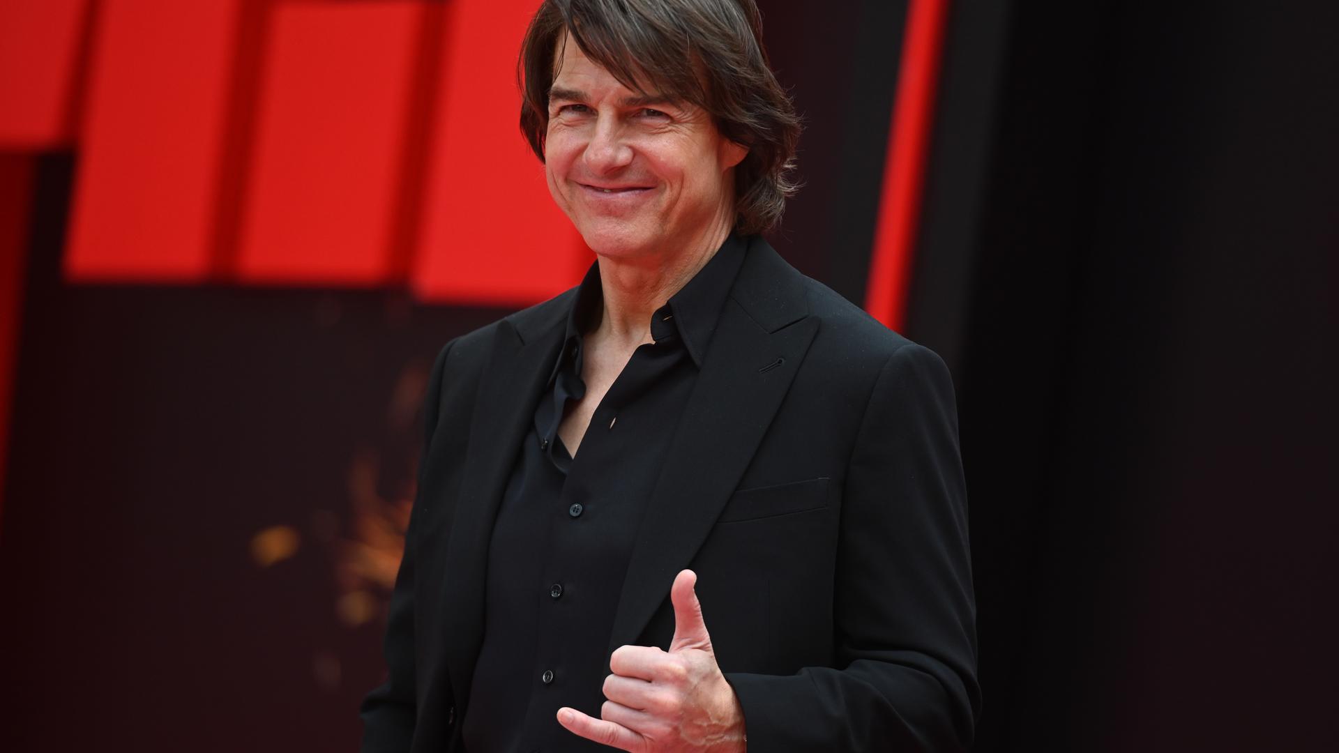 Tom Cruise at the New York Premiere of "Mission: Impossible  The Final Reckoning" on May 18, 2025 at Lincoln Center in New York City.
