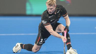 Tom Grambusch - Aktion bei der Hockey-WM 2023