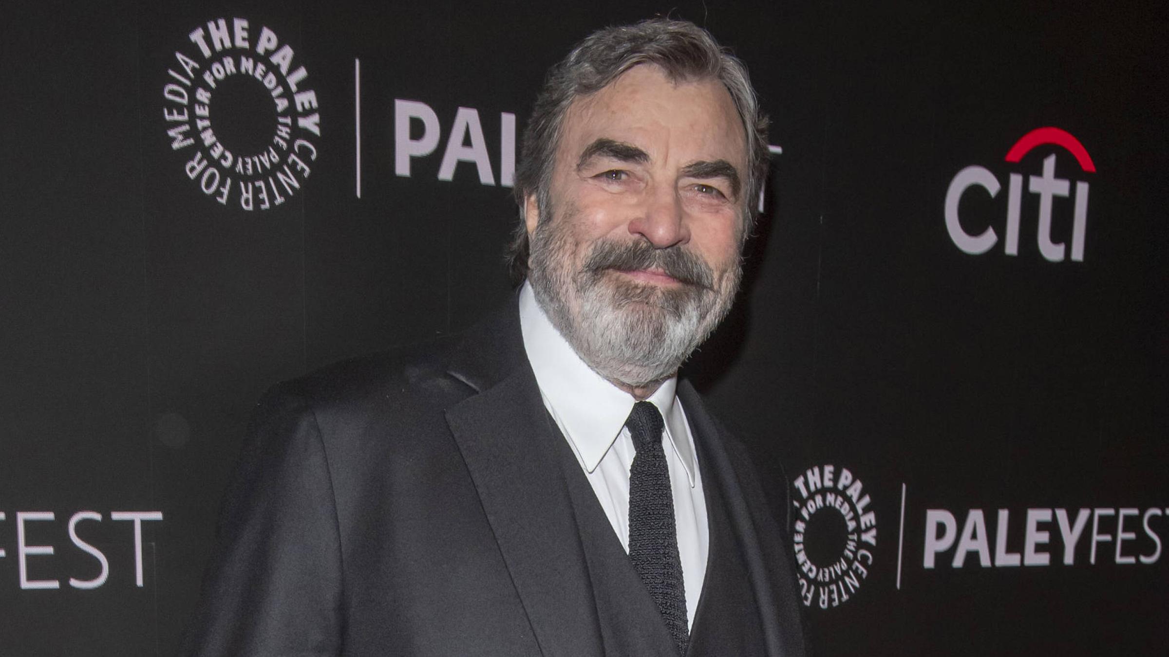 Der US-Schauspieler Tom Selleck im Paley Museum in New York. Der "Magnum"-Star wird 80 Jahre alt.
